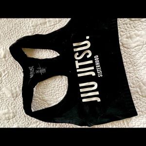 Jiu Jitsu crop top and bra